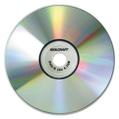 Picture of AbilityOne 5155373 7045015155373 4.7 GB DVD-R Branded Attribute Spindle Media Disks&#44; Silver
