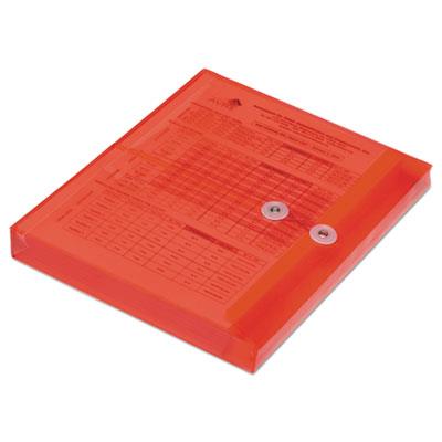 Picture of AbilityOne 6618831 7530016618831 11.62 in. Poly String-Tie Side Loading Expansion Envelope&#44; Red