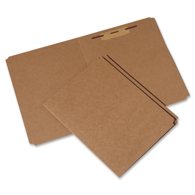 Picture of AbilityOne 9268978 7530009268978 Letter Size Straight Cut Paperboard Folder&#44; Brown