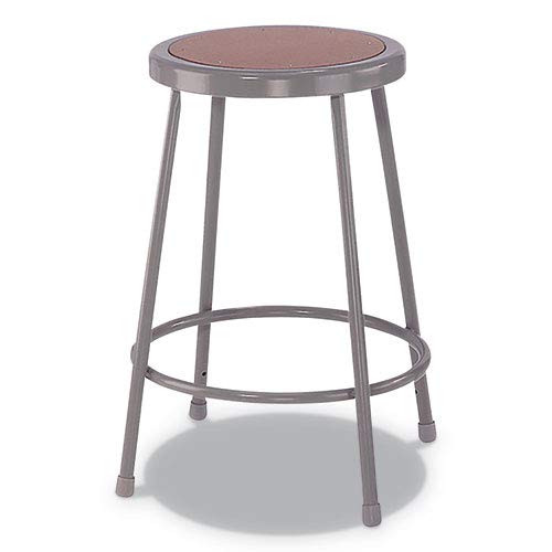 Picture of Alera IS6624G 24 in. Industrial Stool - Brown & Gray Seat