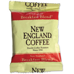 Picture of New England Tea & Coffee 26260 2.5 oz Coffee Portion Packs, Breakfast Blend - Pack of 24