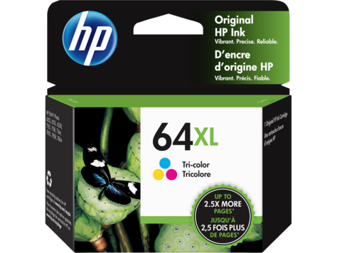 Hewlett Packard  64XL High Yield Tri-Color Original Ink Cartridge