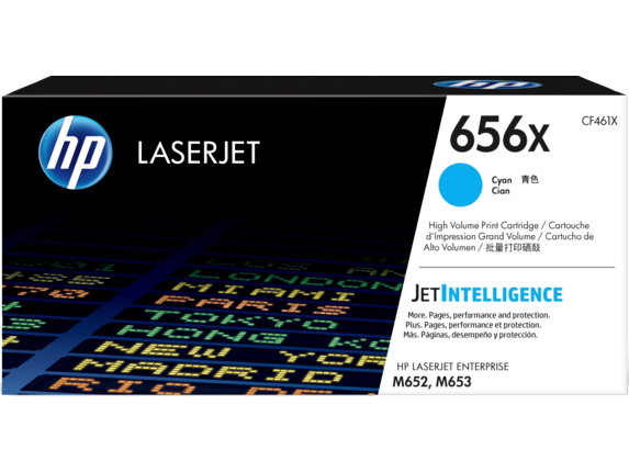 Hewlett Packard CF461X High Yield 656X LaserJet Toner Cartridge - Cyan