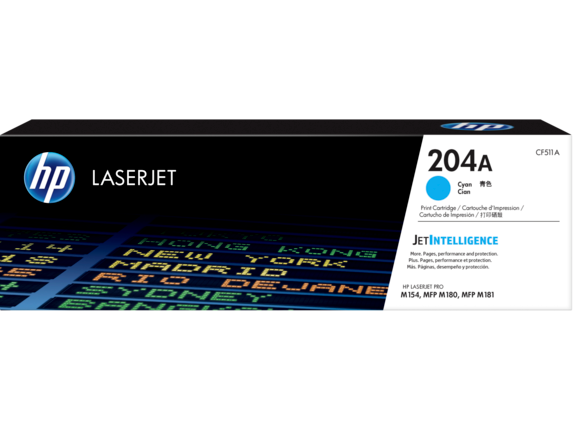 Hewlett Packard  204A LaserJet Toner Cartridge - Cyan