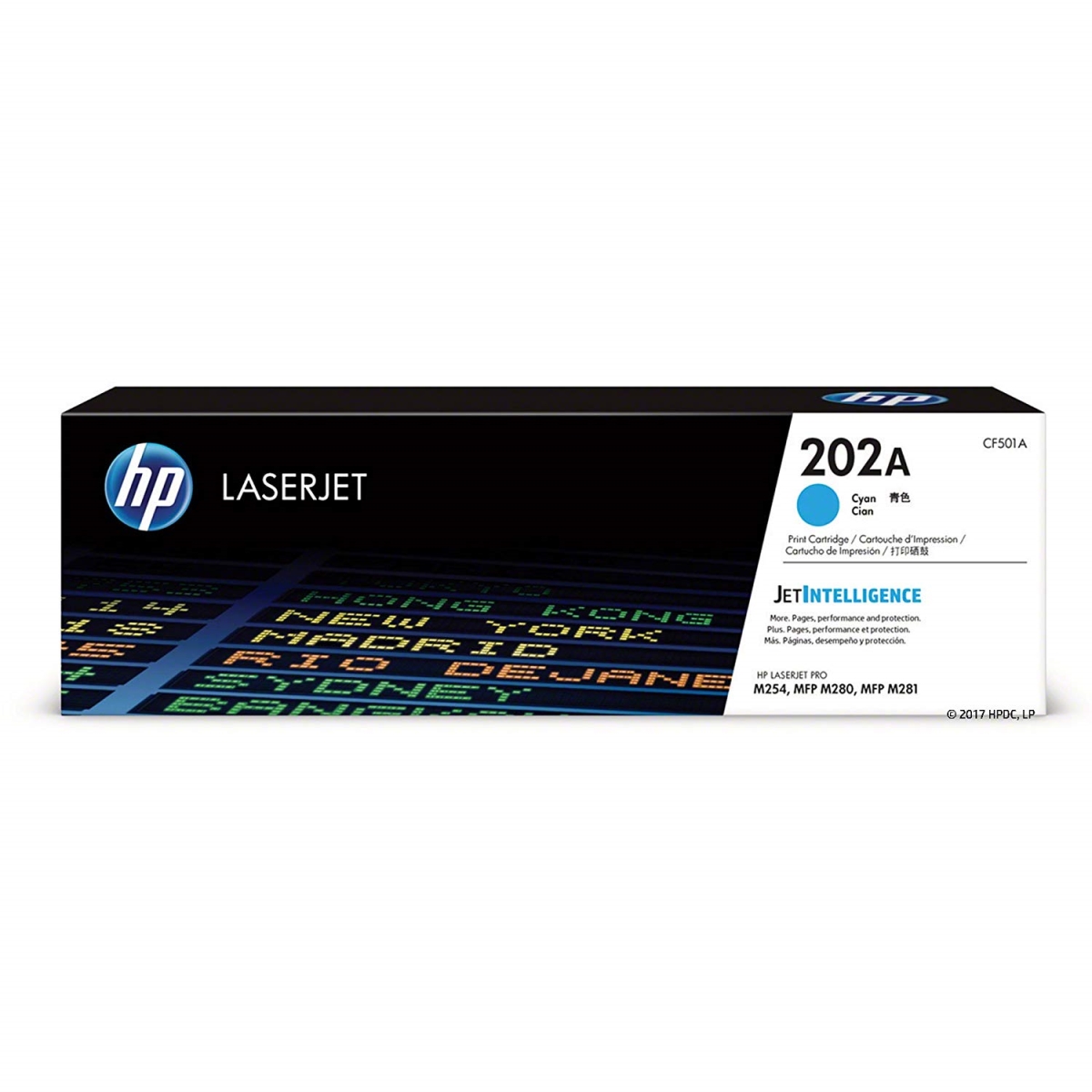 Hewlett Packard  202A LaserJet Toner Cartridge - Cyan