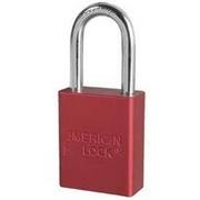 A1106REDKD 1.5 in. Solid Aluminum Padlock, Red