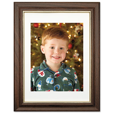 Picture of AbilityOne 9031843 10 x 12 in. Skilcraft Style B-Walnut Vinyl Wrapped Frames