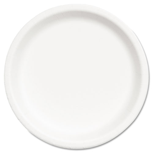 Picture of Ability One NSN8993054 6 in. Dia. x 0.5 in. White Deep Paper Plates - 1000 per Box