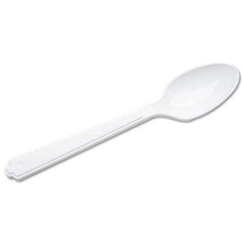 Picture of Ability One NSN0221317 Plastic Flatware Type III Teaspoon&#44; White - Pack of 100