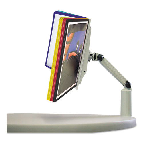 Picture of Durable Office Products DBL556900 Sherpa Swivel Arm Reference System&#44; Assorted Color - 10.5 x 11 x 12.75 in. - 10 Panels