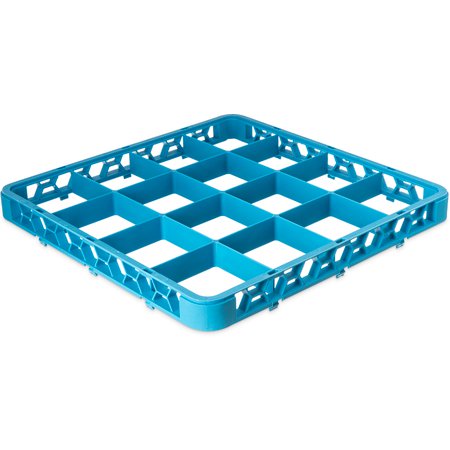 Picture of Carlisle Foodservice Products CFSRE1614 16-Compartment Extender Dishwasher Rack&#44; Blue