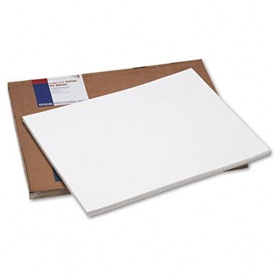 Picture of Epson America EPSSP91201 36 x 44 in. 505 G-M2 Somerset Velvet Fine Art Paper&#44; White&#44; 10 Sheets