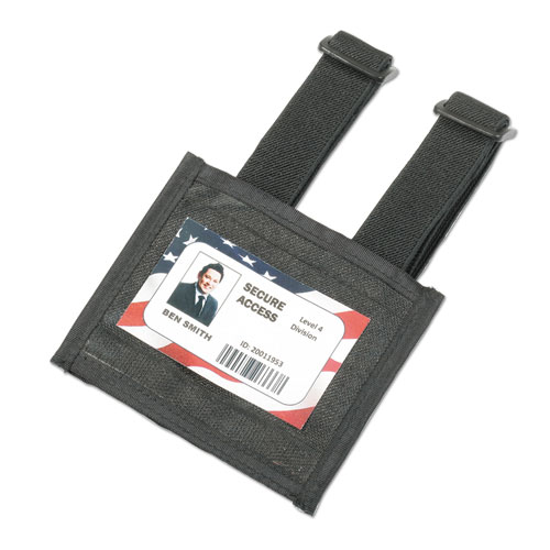 Picture of Ability One NSN6660467 2.625 x 3.75 in. Armband Badge Holder&#44; Black