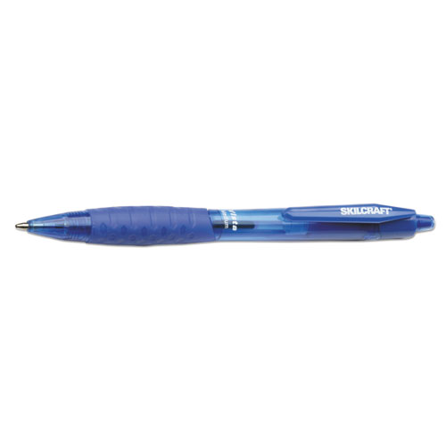 Picture of Ability One NSN4457223 1 Dozen Vista Ballpoint Retractable Pen&#44; Blue Ink - Medium