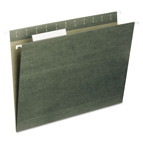 Picture of Ability One NSN3576855 Legal Size 0.2 Cut Top Tabs Hanging File Folder&#44; Green - 25 per Box
