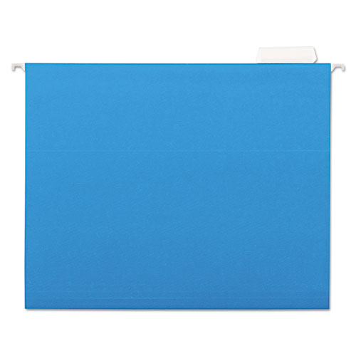 Picture of Ability One NSN3649499 Letter Size 0.2 Cut Top Tabs Hanging File Folder&#44; Blue - 25 per Box