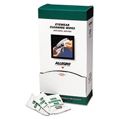 ALG0350 5 x 8 in. Eyewear Cleaning Wipes, White - 100 Per Box