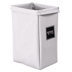 RBTL00WWXHBN 30 gal Vinyl Hamper Bag, White - 15 x 16 x 30 in.