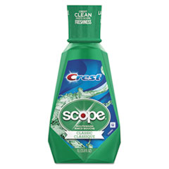 Picture of Procter & Gamble PGC95662EA 1 ltr Crest & Scope Mouth Rinse - Classic Mint