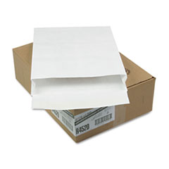 QUA Tyvek Expansion Mailer, White - 12 x 16 x 2 in. - 100 Per Case