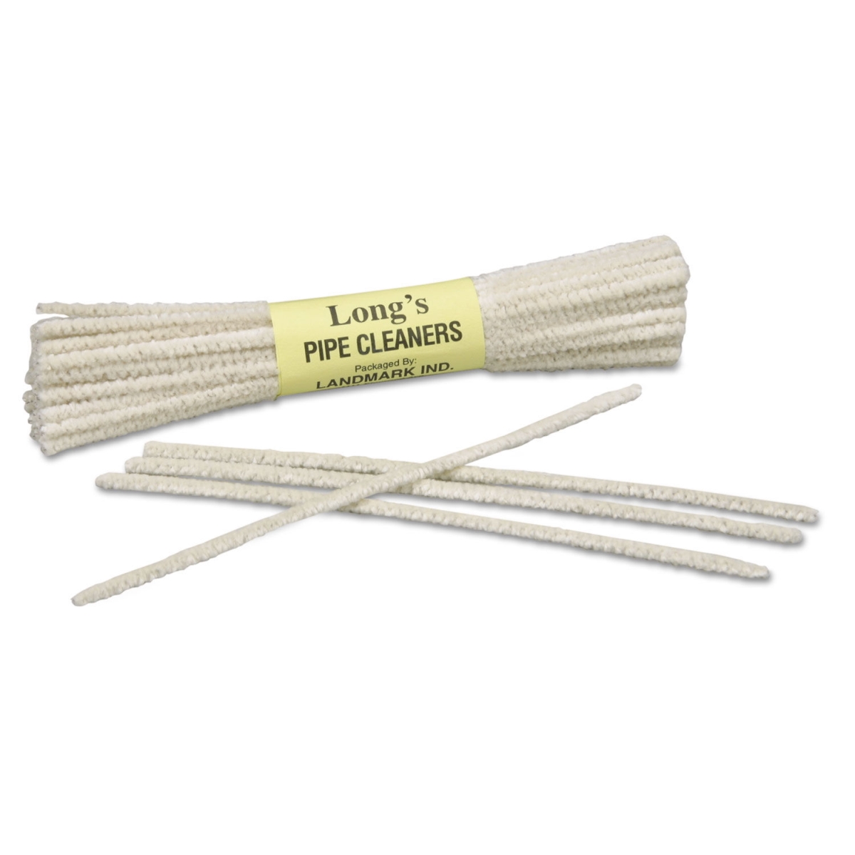 Picture of Ability One NSN2929946 6 x 1 in. Tobacco Pipe Cleaner - Wire & Cotton&#44; White - Box of 24