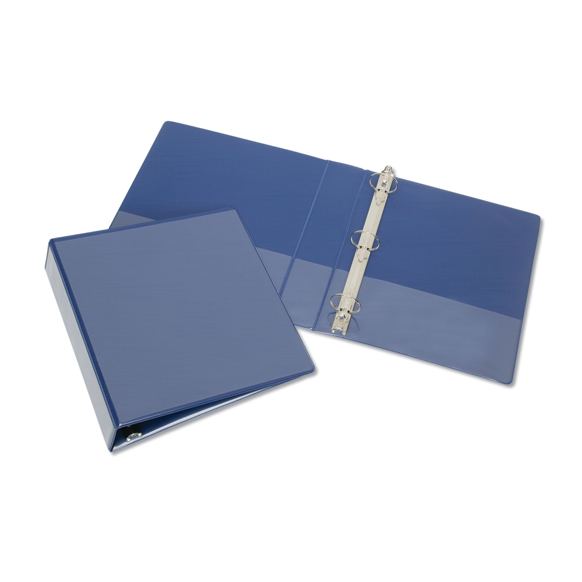 Picture of Ability One NSN5194382 1.5 in. Round Ring Binder&#44; Blue - 11 x 8.5 in.