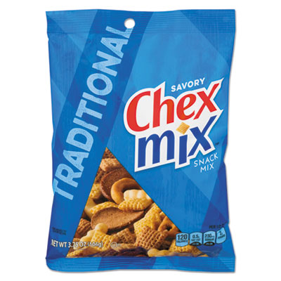 Picture of Advantus SN14858 3.75 oz Bag Chex Mix Traditional Flavor Trail Mix, 8 per Box