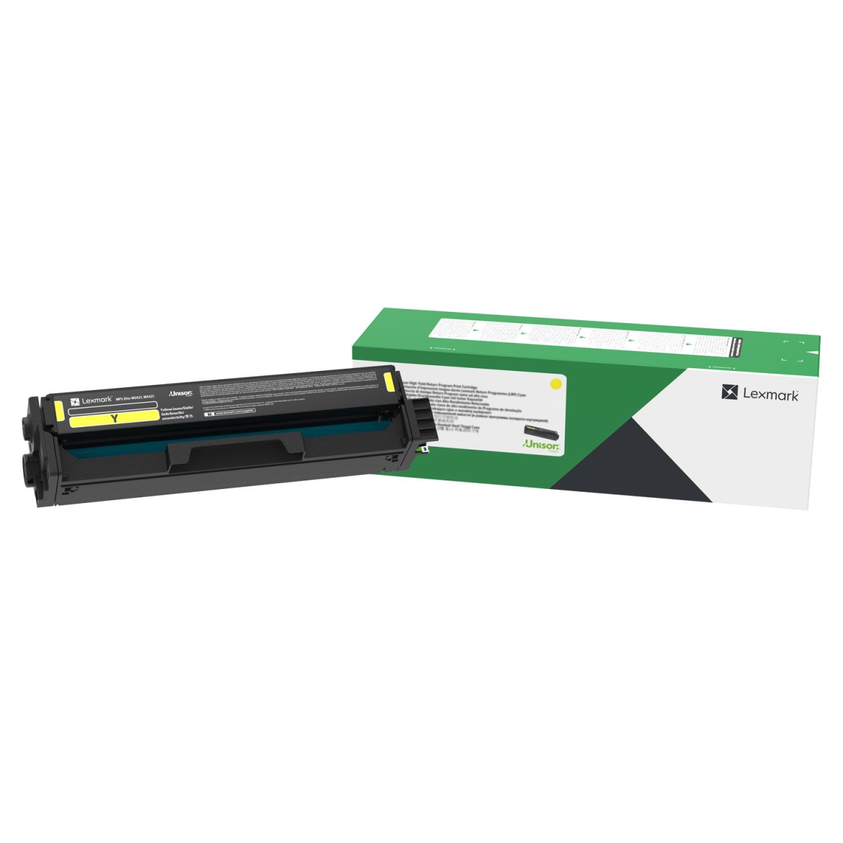 Picture of Lexmark LEXC331HY0 2500 Page & High-Yield Return Program Toner Cartridge&#44; Yellow