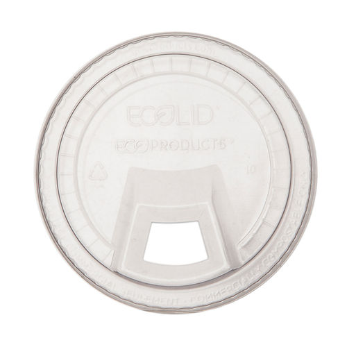 Picture of Eco Products ECOEPFLCS 9-24 oz GreenStripe Cold Cup Sip Lid, Clear