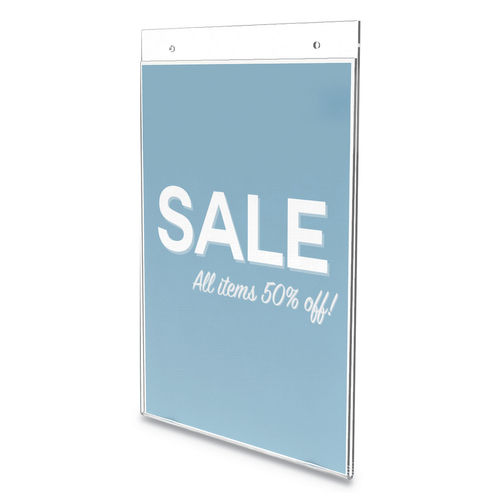 Picture of Deflecto DEF68201VP 8.5 x 11 in. Classic Image Wall Sign Holder&#44; Clear - 12 Per Pack