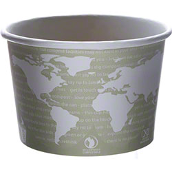 Picture of Eco Products EPBSC16WA 16 oz World Art Renewable & Compostable Food Container - 25 per Pack, Pack of 20