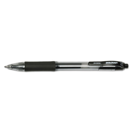Picture of AbilityOne NSN6473137 1 mm Retractable Gel Pen&#44; Black Ink