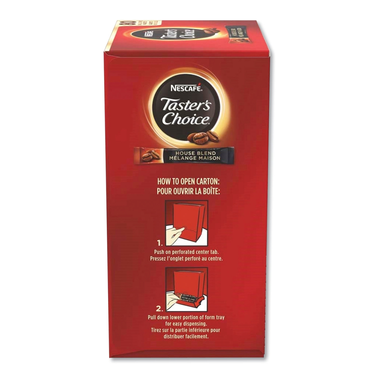 Picture of Nestle 15782CT 0.06 oz Tasters Choice Stick Pack House Blend - 480 per Case