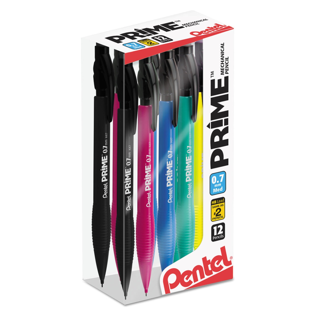 Picture of Pentel of America PENAX5PC12M Prime Mechanical Pencil&#44; 0.5 mm&#44; Assorted Color