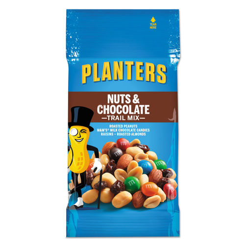 Picture of Kraft Foods PTN00027 2 oz Nut & Chocolate Trail Mix - Case of 72