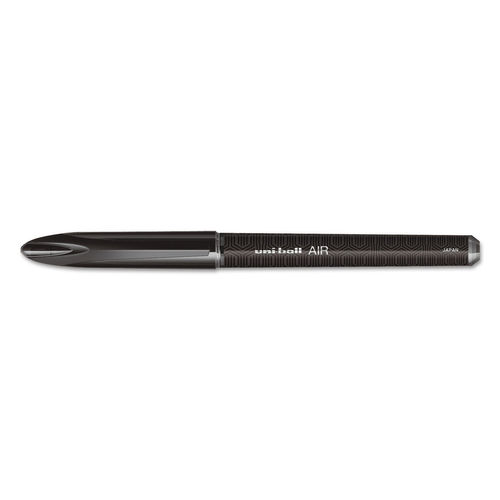 UBC 0.7 mm Medium Black Ink & Barrel Air Stick Roller Ball Pen - 1 Dozen
