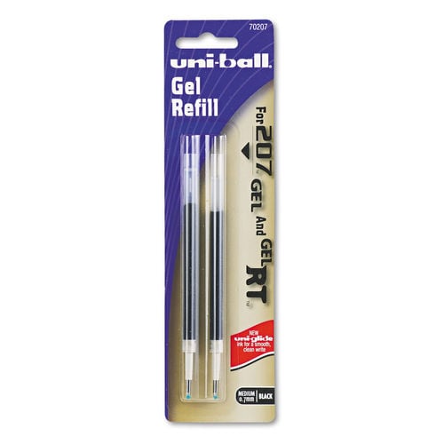UBC Medium Black Ink Refill for  Signo Gel 207 - Pack of 2
