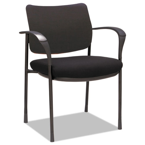 Picture of Alera ALEIV4317A 25.38 x 20.88 x 33 in. Black Seat & Black Back&#44; Black Base IV Series Guest Chairs - Case of 2