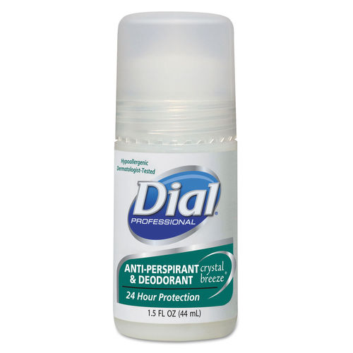 Picture of Dial Professional DIA07686 1.5 oz Crystal Breeze Anti-Perspirant Deodorant Roll on - Case of 48