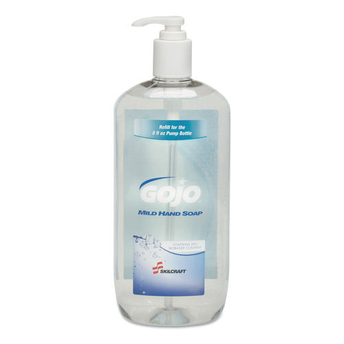 Picture of Abilityone NSN6602068 8 oz Bottle GOJO Mild Hand Soap - Case of 12
