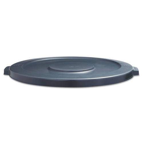 Picture of Boardwalk BWK44GLWRLIDGRA 44 gal Flat-Top Round Plastic Lids for Waste Receptacles&#44; Gray