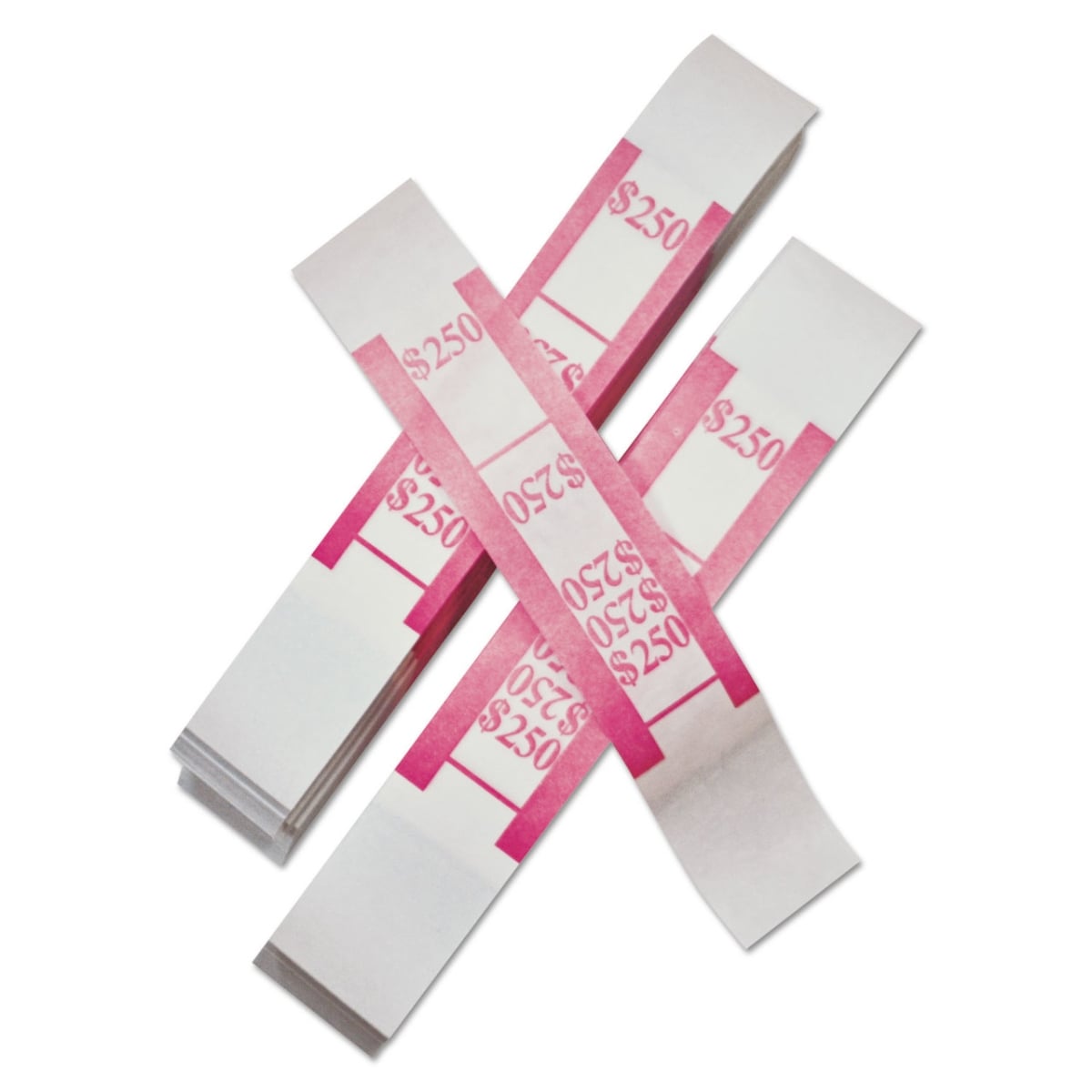 Iconex ICX94190062 Color-Coded Kraft Currency Straps