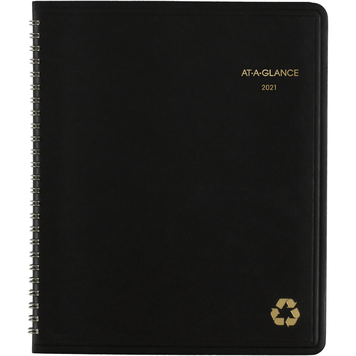 Picture of At a Glance AAG70120G05 Recycled Monthly Planner&#44; Black