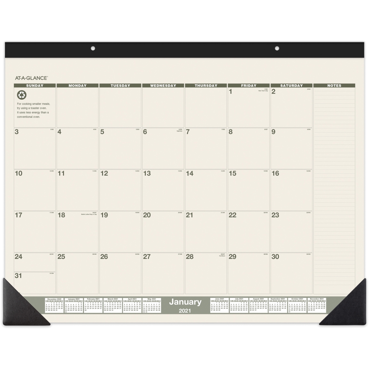AAG Recycled Green Living Desk Pad