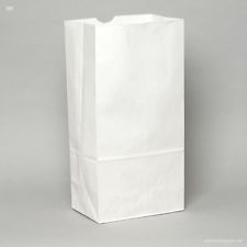 Picture of BAG GW10500 6.31 x 4.19 x 13.38 in. 35 lbs No.10 Paper Grocery Bag&#44; Standard - White&#44; 500 Piece