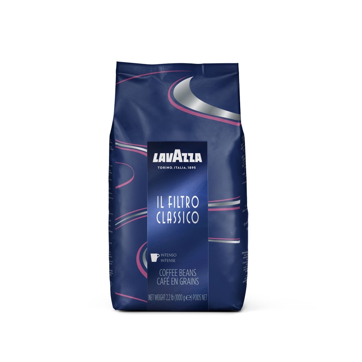 Picture of Lavazza LAV3445 2.2 lbs Filtro Classico Whole Dark Roast & Intense Bean Coffee