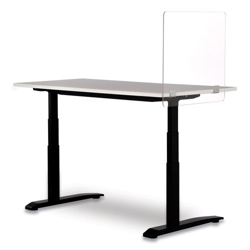 SAF Safco Desktop Privacy & Wellness Panel - 23.5 x 23.5 in. - Clear