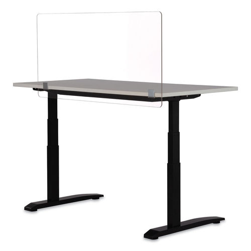 SAF Safco Desktop Privacy & Wellness Panel - 47.5 x 23.5 in. - Clear