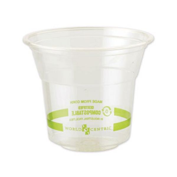 Picture of World Centric WORCPCS10 10 oz Cold Cups, Clear - 1000 Count
