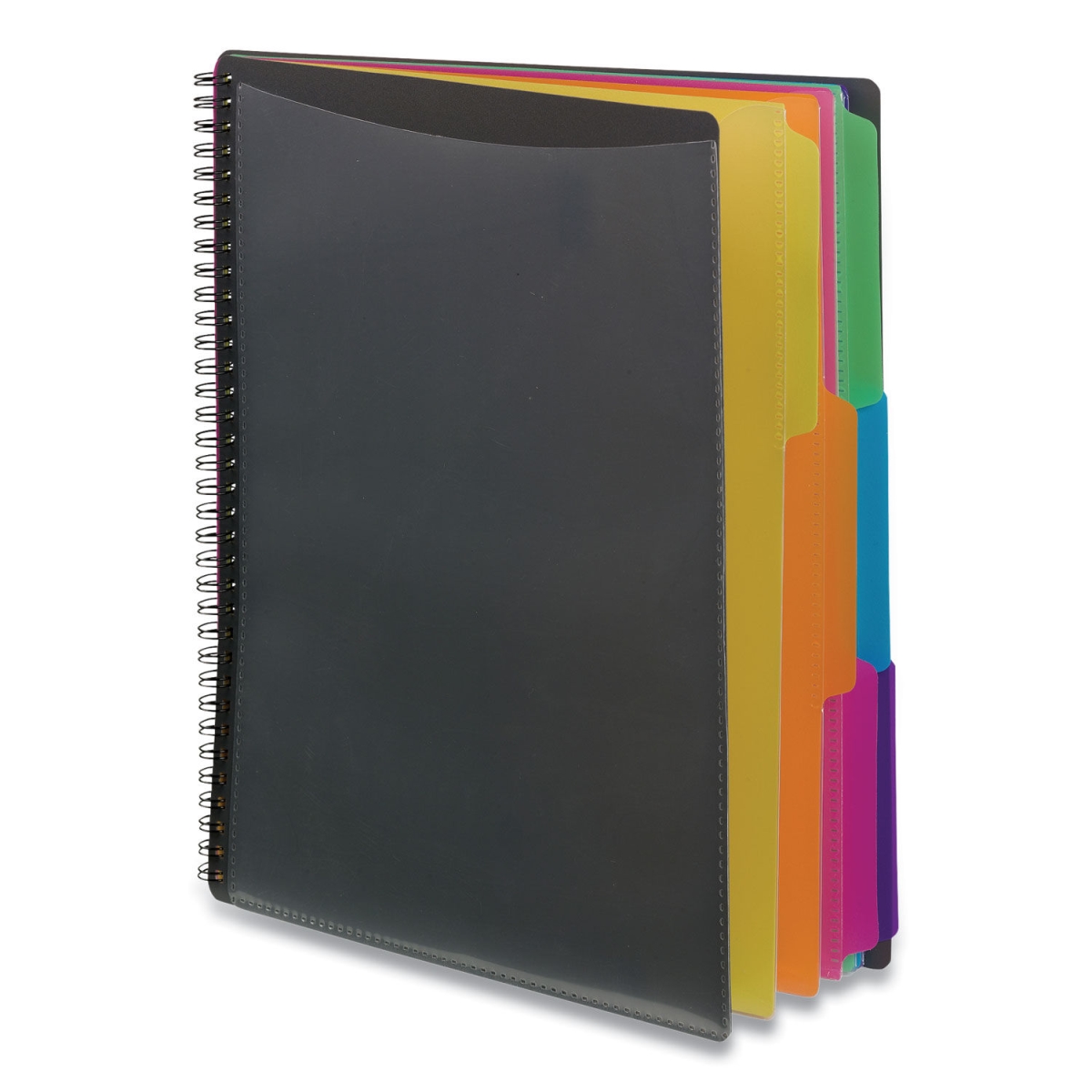 Poly Project Organizer Sleeves with Bright Pocket, Gray